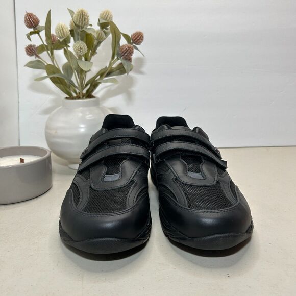 SAS Tour Mesh Hook & Loop Walking Shoes Sneakers Black Women 9.5 Wide NWOB - Picture 2 of 8